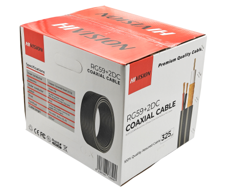 HIVISION CABLE CAMERA RG59+DC 305M 4K